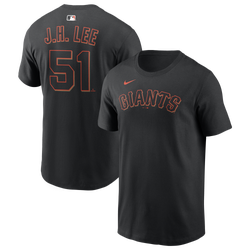 Men's - Nike MLB Name & Number Short Sleeve T-Shirt - Black