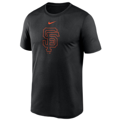 Men's - Nike Giants Large Logo Legend T-Shirt - Black/Black