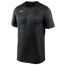 Nike Marlins Wordmark Legend T-Shirt - Men's Black/Black