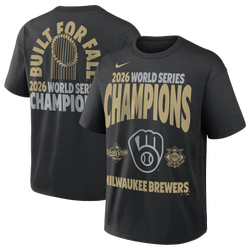 Men's - Nike Brewers World Series 2026 Trophy T-Shirt - Black