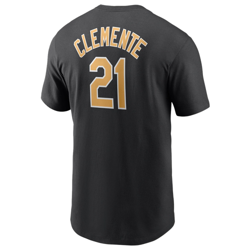 

Nike Mens Roberto Clemente Nike Pirates Cooperstown Collection T-Shirt - Mens Black Size XXL