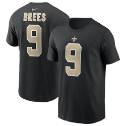 Men's - Nike Saints Drew Brees Retired Player T-Shirt - Black