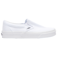 White slip on shop vans grade school