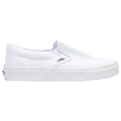 Boys' Grade School - Vans Classic Slip On - True White/White