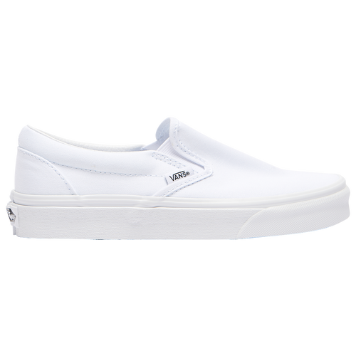 

Vans Boys Vans Classic Slip On - Boys' Grade School Shoes True White/White Size 04.0