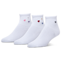 adidas OG I cons 3-Pack High Quarter - Adidas White/Blue