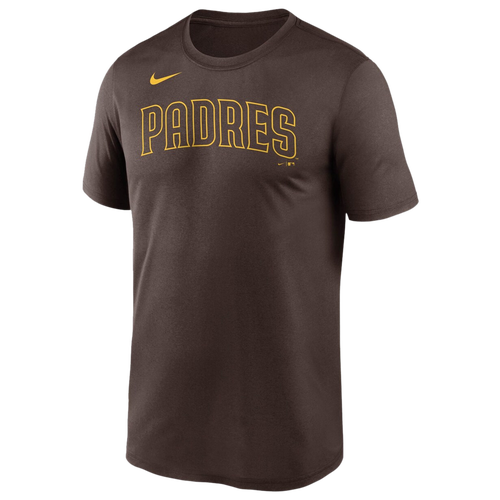 

Nike Mens San Diego Padres Nike Padres Wordmark Legend T-Shirt - Mens Brown/Brown Size M