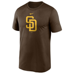 Men's - Nike Padres Large Logo Legend T-Shirt - Brown/Brown