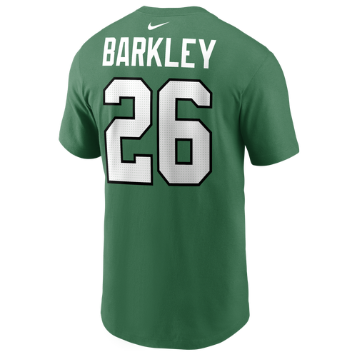 Men's Nike Saquon Barkley Kelly Green Philadelphia Eagles Name & Number T-Shirt