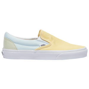 pastel yellow vans slip on