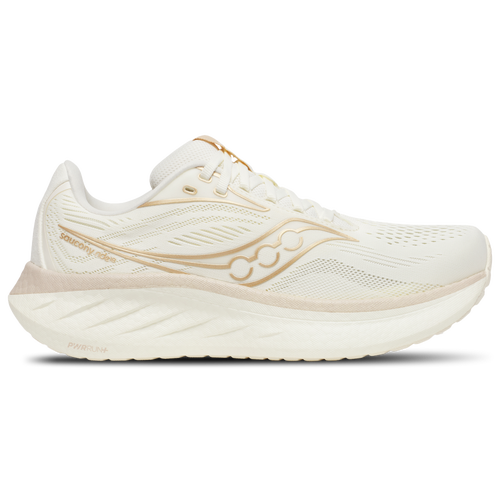 WOMENS - Saucony Ride 18 - Vanilla/Gold