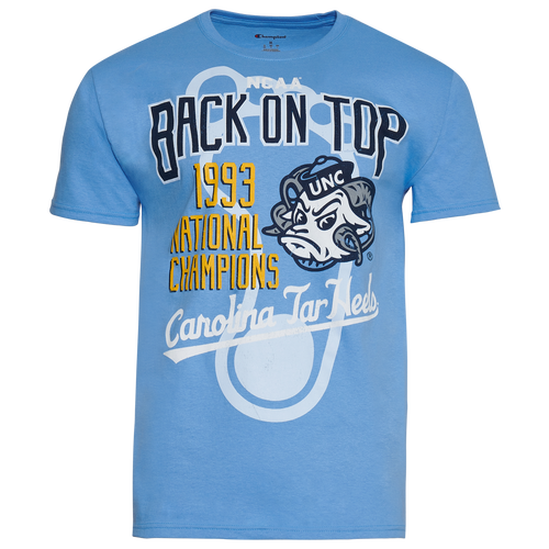 

Champion Mens Champion UNC T-Shirt - Mens Carolina Blue/Carolina Blue Size S