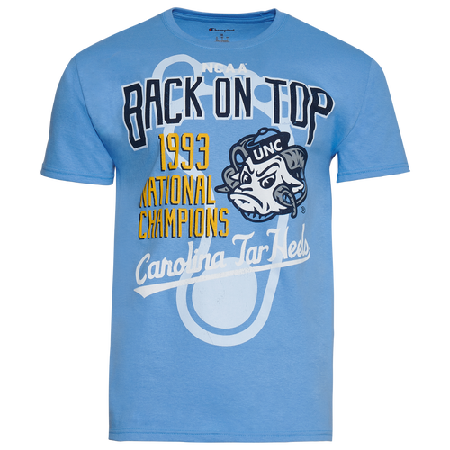 

Champion Mens Champion UNC T-Shirt - Mens Carolina Blue/Carolina Blue Size L