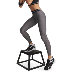 Women's - Under Armour HeatGear Legging - Black/Orange