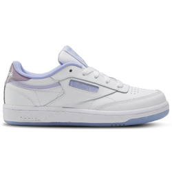 Girls' Toddler - Reebok Club C - Ftwr White/Lilac Glow/Lucid Lilac