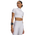 Under Armour HeatGear Crop Mock SS - Women's White/Gray