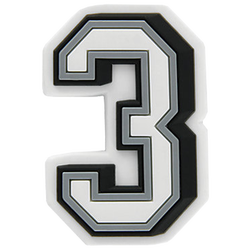 Men's - Crocs Number 3 Pin - White/Black