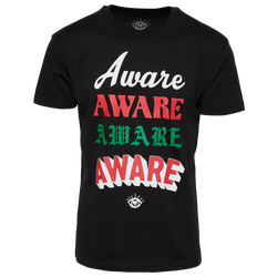 Men's - Aware Brand Font T-Shirt - Black/Multi