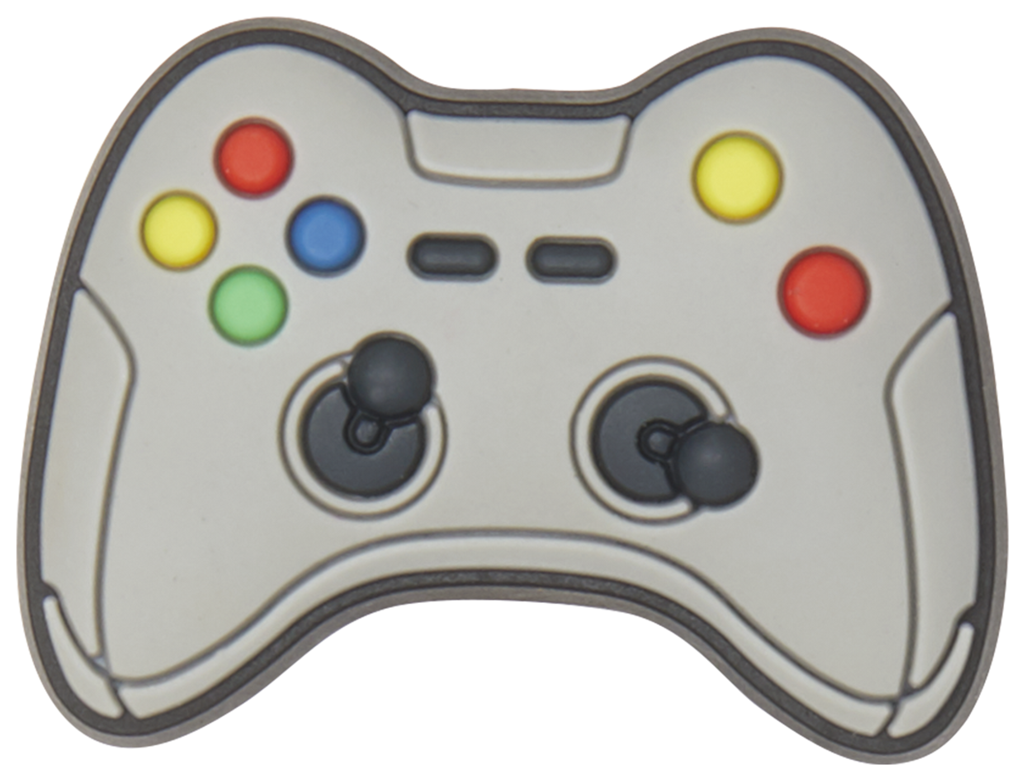 Crocs Grey Game Controller Pin