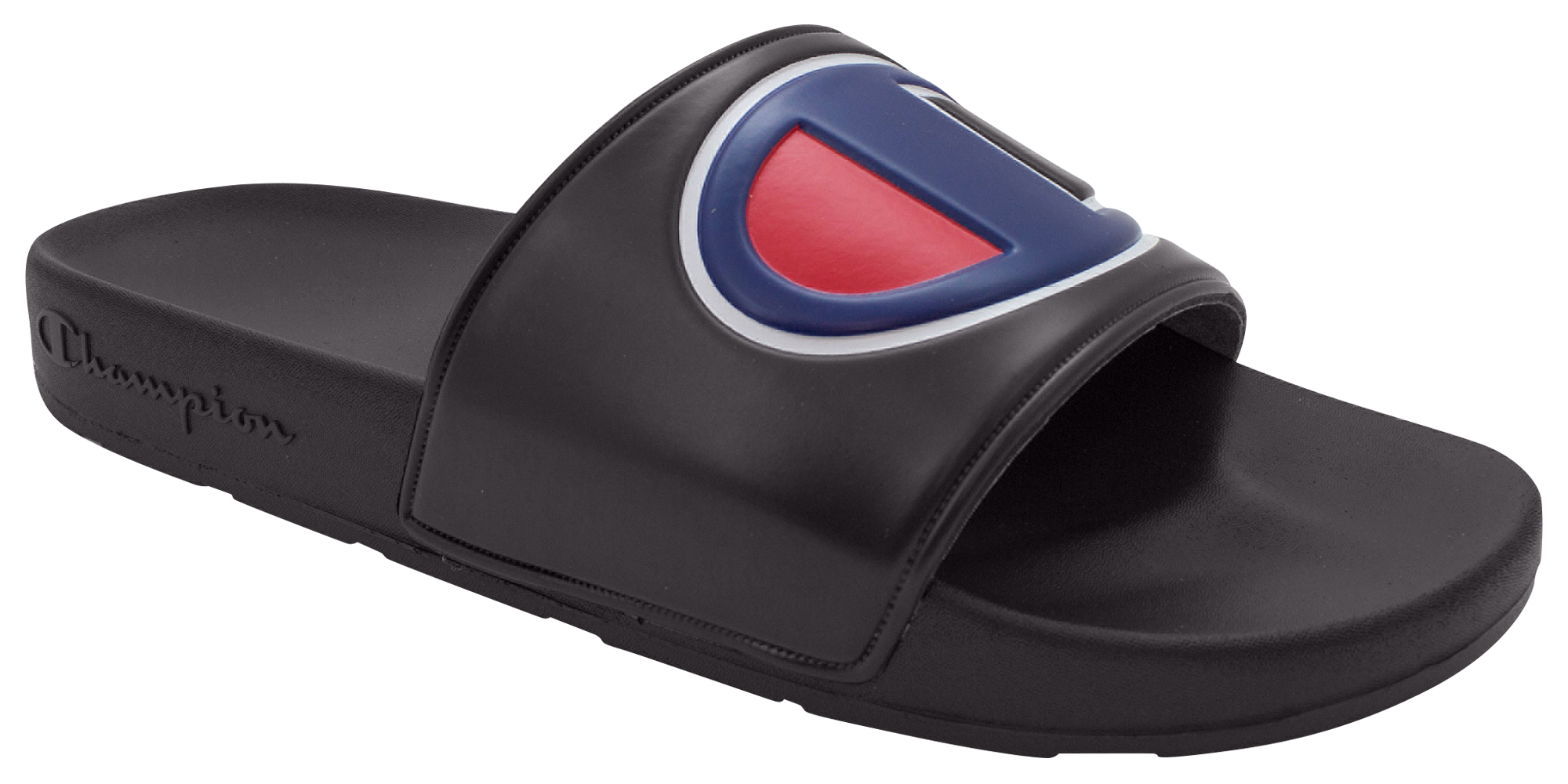 dark blue champion slides