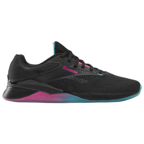 

Reebok Mens Reebok Nano X4 - Mens Training Shoes Black/Cyan/Laser Pink Size 8.5