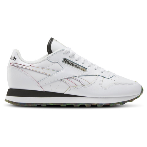 Shop Reebok Mens  Classic Leather In Ftwr White/black/ftwr White