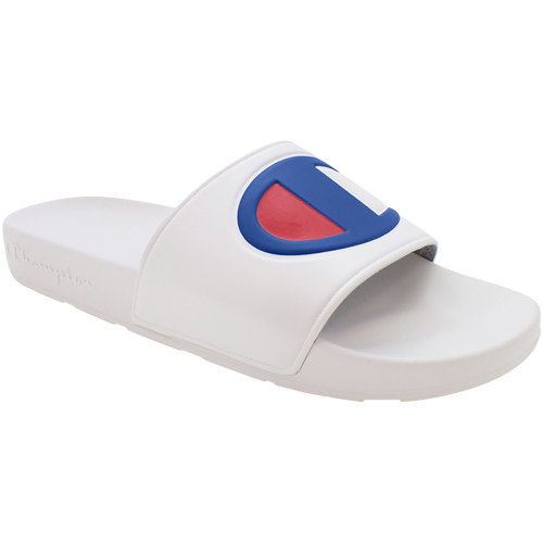 

Champion Mens Champion IPO Slide - Mens Shoes White/White/Red Size 14.0