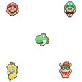 Crocs Jibbitz Charms Super Mario (5-Pack) - Crocs Multicolor/Multi
