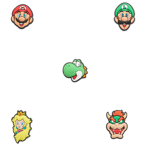 Crocs Youth   Jibbitz Charms Super Mario (5-pack) In Multi