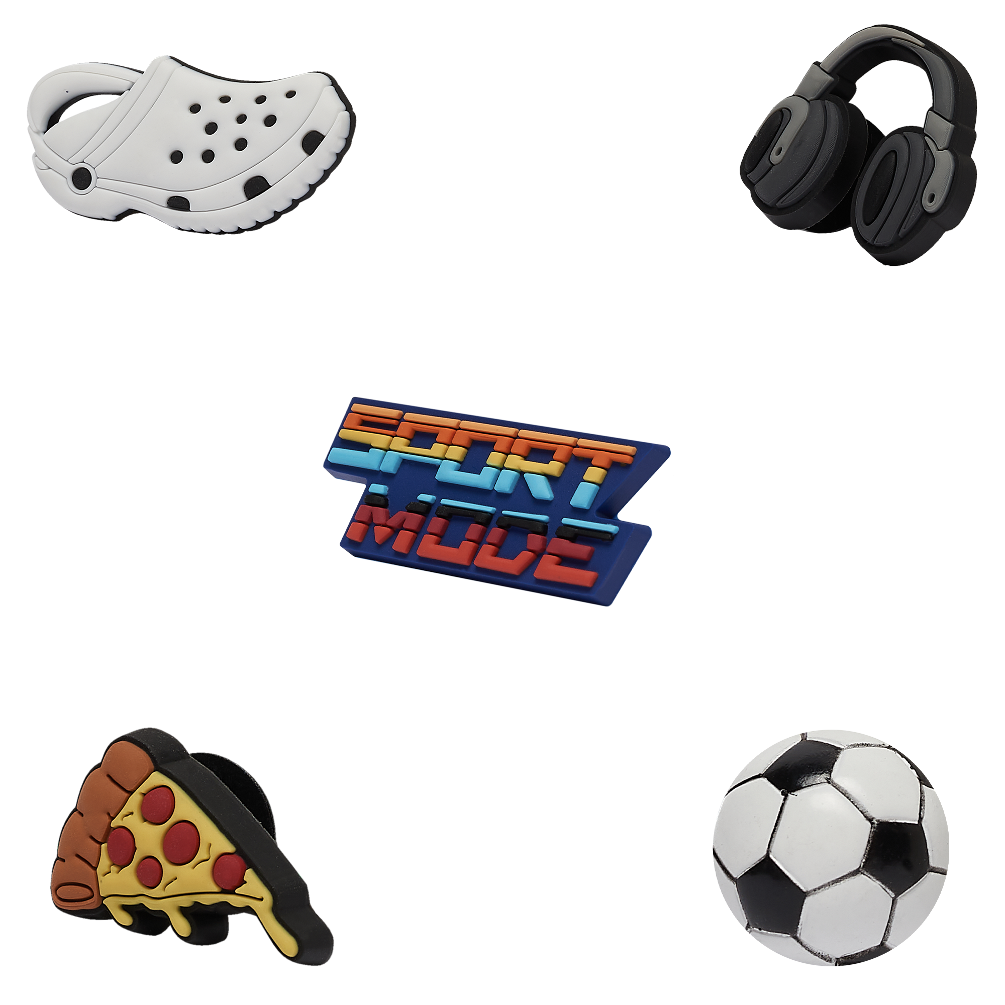 Crocs Jibbitz Charms Sports Life (5Pack) Champs Sports