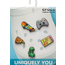 Jibbitz The Gamer 5 Pack Pins - Youth Multi