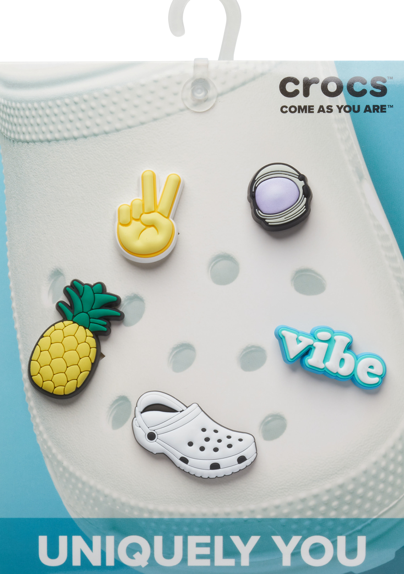 Crocs Summery Fun Jibbitz 5 Pack Multicoloured