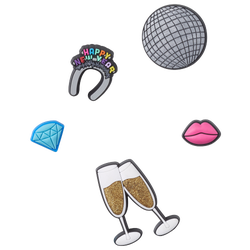 Men's - Crocs Happy New Year 5 Pack - Multi/Multi