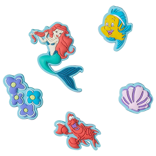 

Crocs Jibbitz Disney XVB Little Mermaid 5 Pack - Adult Multi Color Size One Size