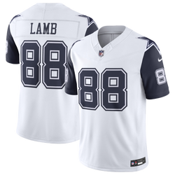 Men's - Nike Cowboys CeeDee Lamb Limited Jersey - White/Navy