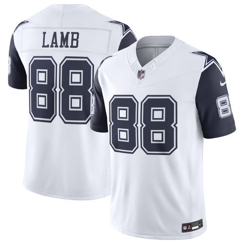 Men's Nike CeeDee Lamb White Dallas Cowboys Alternate Vapor F.U.S.E. Stitched Limited Jersey