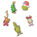 Crocs Jibbitz The Grinch 5 Pack - Crocs Red/Green