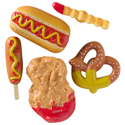 Youth - Jibbitz YUM Dipped Junk Food 5 Pack - Brown/Yellow/Red