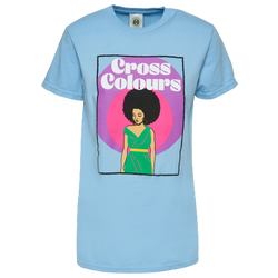 Women's - Cross Colours Empower the Culture T-Shirt - Blue/Blue