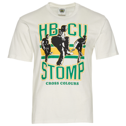 Men's - Cross Colours x HBCU Stomp T-Shirt - White/White