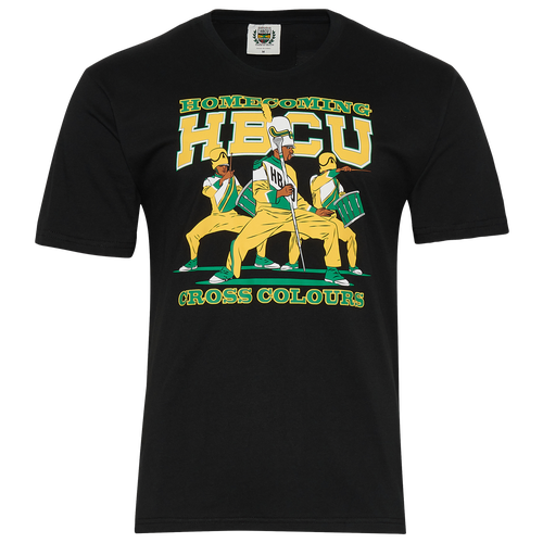 

Cross Colours Mens Cross Colours X HBCU Trio T-Shirt - Mens Black/Black Size M