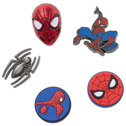 Youth - Crocs Jibbitz Spiderman 5 Pack - Multi/Multi