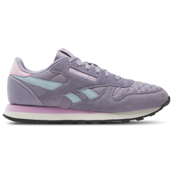 Boys' Grade School - Reebok Classic Leather - Soft Blue/Dusk Purple/Astro Rose