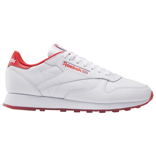 

Reebok Mens Reebok Classic Leather - Mens Running Shoes Ftwr White/Instinct Red/Ftwr White Size 11.0