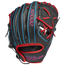 Wilson A2000 PFX2SS XWeb Fielders Glove - Men's Black Superskin/Red/Blue