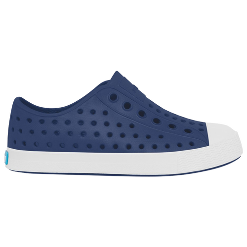 

Boys Native Shoes Native Shoes Jefferson - Boys' Toddler Shoe White/Regatta Blue Size 04.0