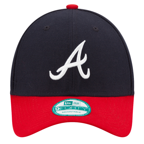 New Era Mens Atlanta Braves  Braves 9forty Adjustable Cap In Navy/multi