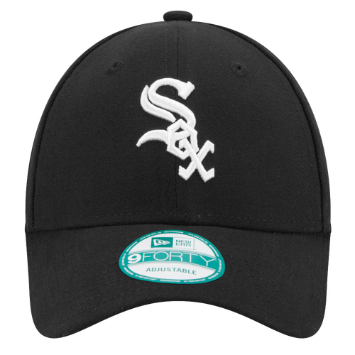 

New Era Mens New Era White Sox 9Forty The League Adjustable Cap - Mens Black/White Size One Size