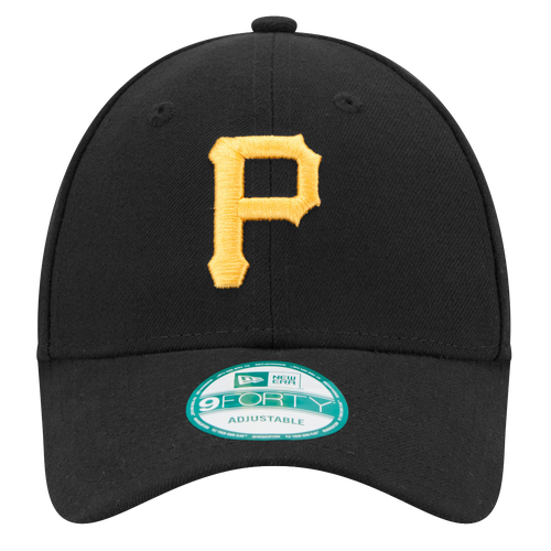 

New Era Mens Pittsburgh Pirates New Era Pirates 9Forty Adjustable Cap - Mens Black/Black Size One Size