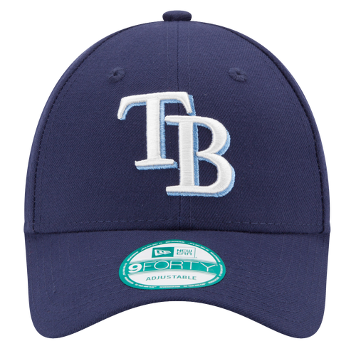 

New Era Mens New Era Rays 9Forty Adjustable Cap - Mens Blue/Navy Size One Size